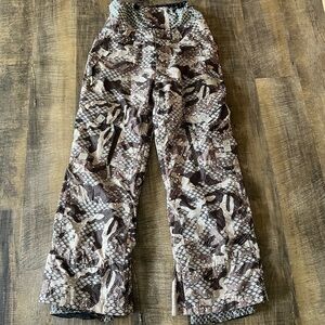 DC Code Hunting Fishing Pants Camouflage Size Large Multi Pockets Insulated